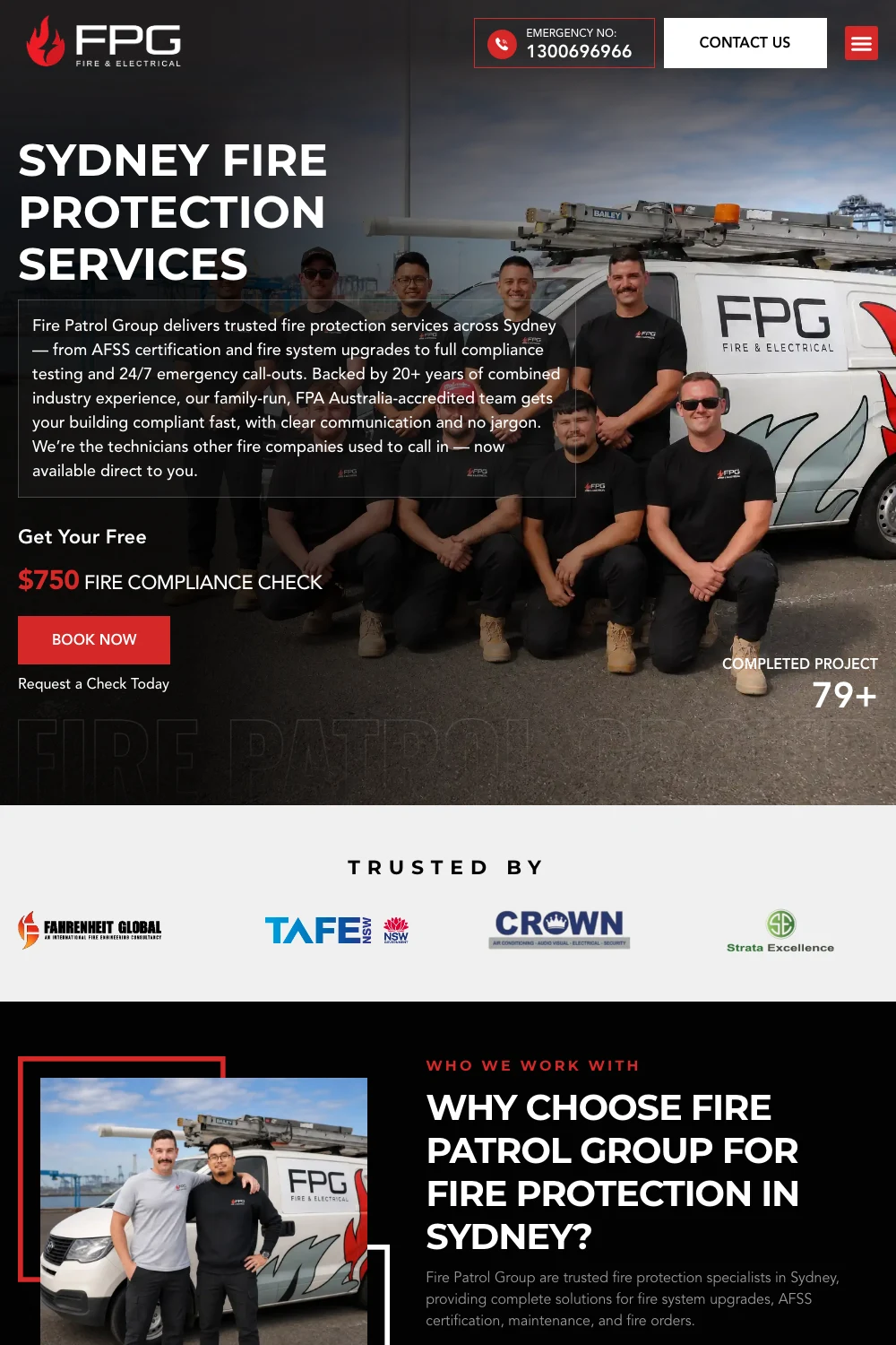 Fire Patrol Group website screenshot